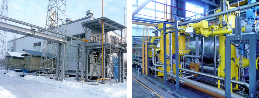 Газокомпрессорная станция ангарного типа в составе Игольско-Таловой ГТЭС-12