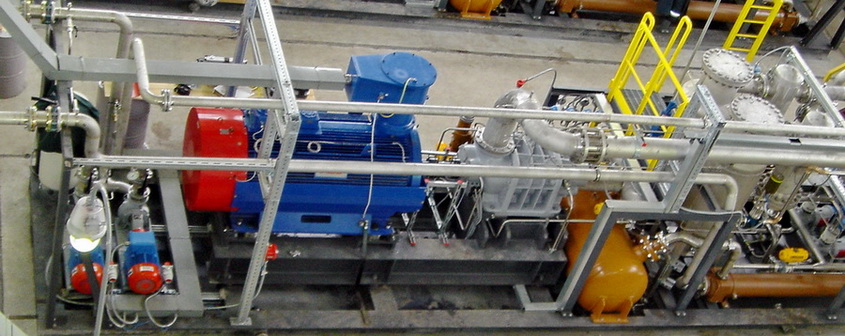 Газодожимная установка в составе ДКС попутного газа