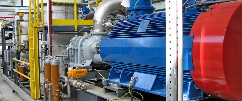 Газодожимная установка в составе ДКС попутного газа